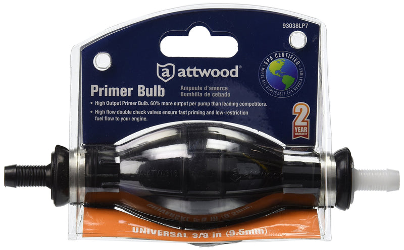 [AUSTRALIA] - attwood Universal High-Output Primer Bulb, EPA and CARB Certified 3/8-inch 