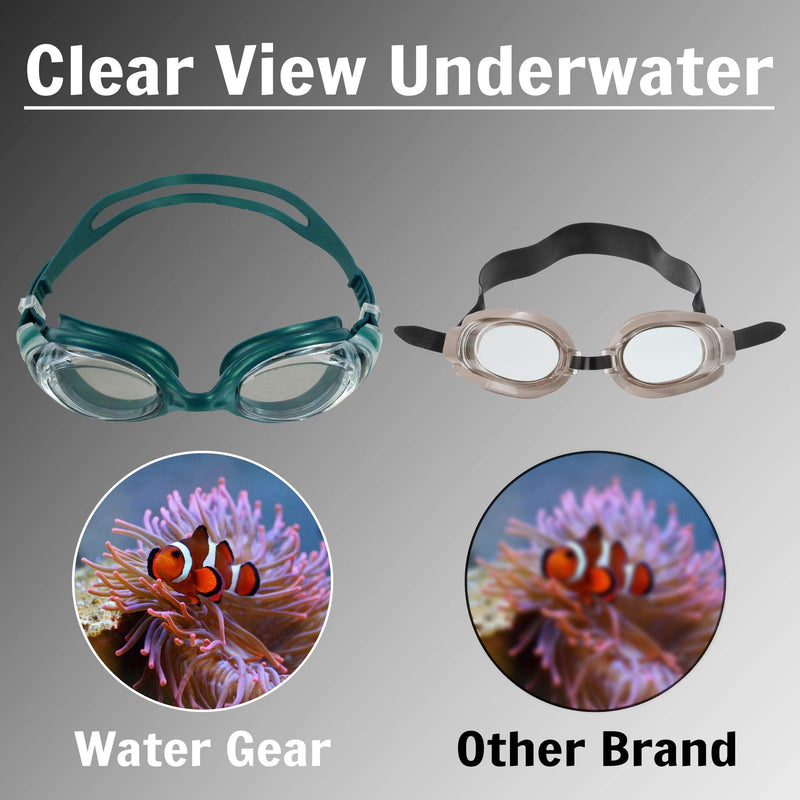 Water Gear Vapor Anti-Fog - Lens: Clear; Seal: Green - BeesActive Australia