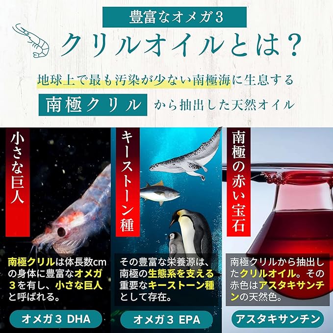 Whale Kurill Oil, Kids Can Drink (Omega 3 DHA EPA / 100% Krill Oil), Made in Japan, 30-Day Supply (60-Day Supply for Kids) - BeesActive Australia