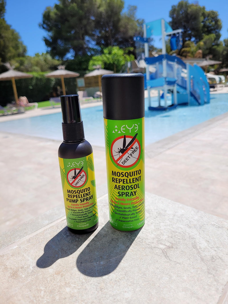 THEYE Insect Repellent Pump Spray Natural Deet & Preservative Free No Harmful Chemicals Insect Repellent 2 x 75ml - BeesActive Australia