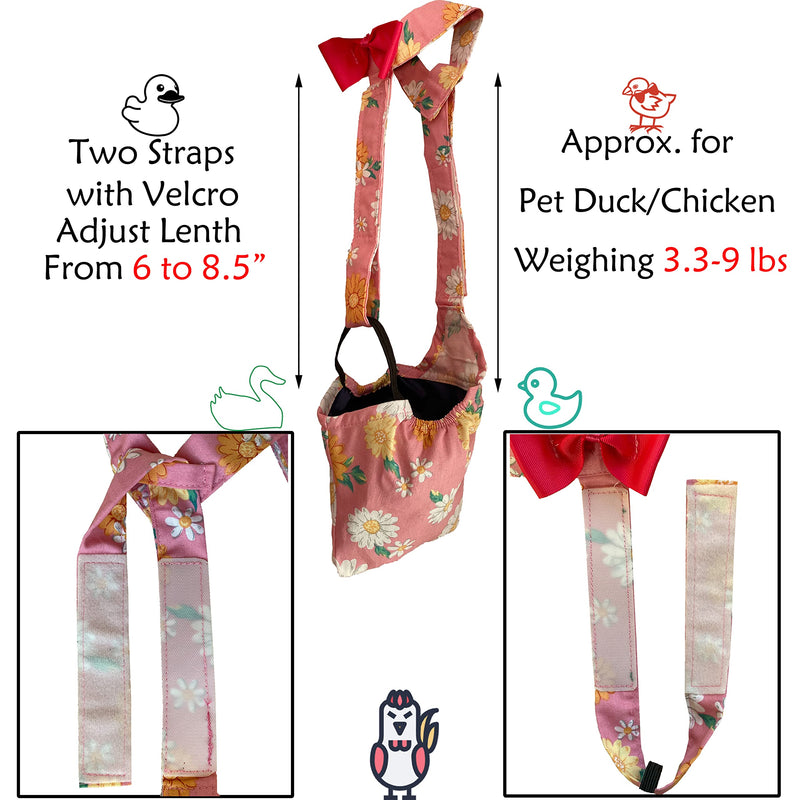 PIEITI Chicken Diapers for Hens - Duck Diapers for Real Ducks Goose Chicken Accessories Poultry Pink Large - BeesActive Australia