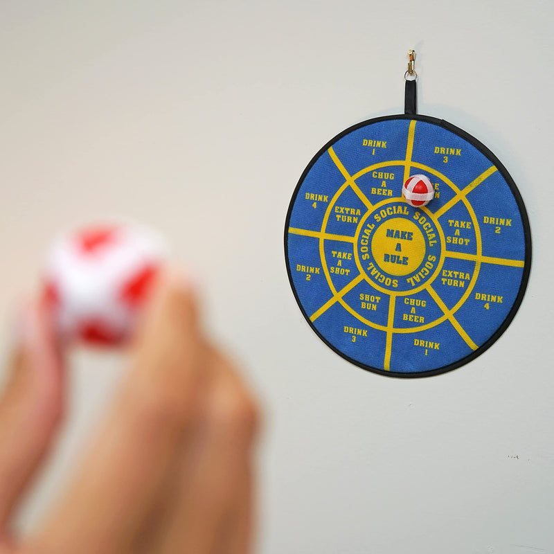 Fairly Odd Novelties Dart Drinking Game: Take A Shot Fun College Party Alcohol Boozy Group Game, Blue (FON-10033) - BeesActive Australia