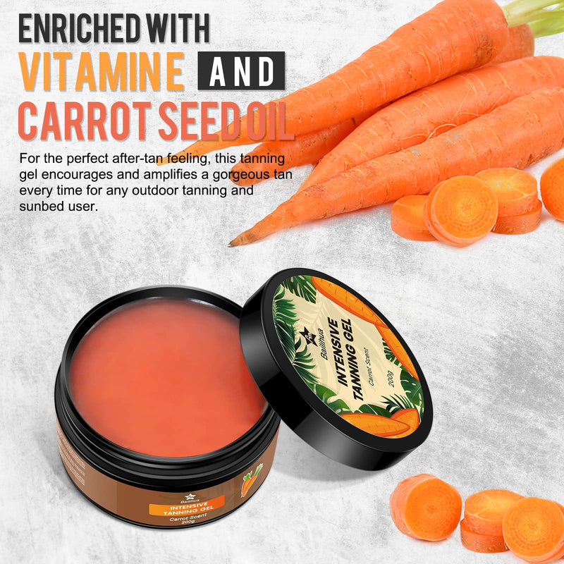 Tanning Accelerator Tanning Gel Accelerator Cream Tanning Accelerator for Sun (carrot) carrot - BeesActive Australia