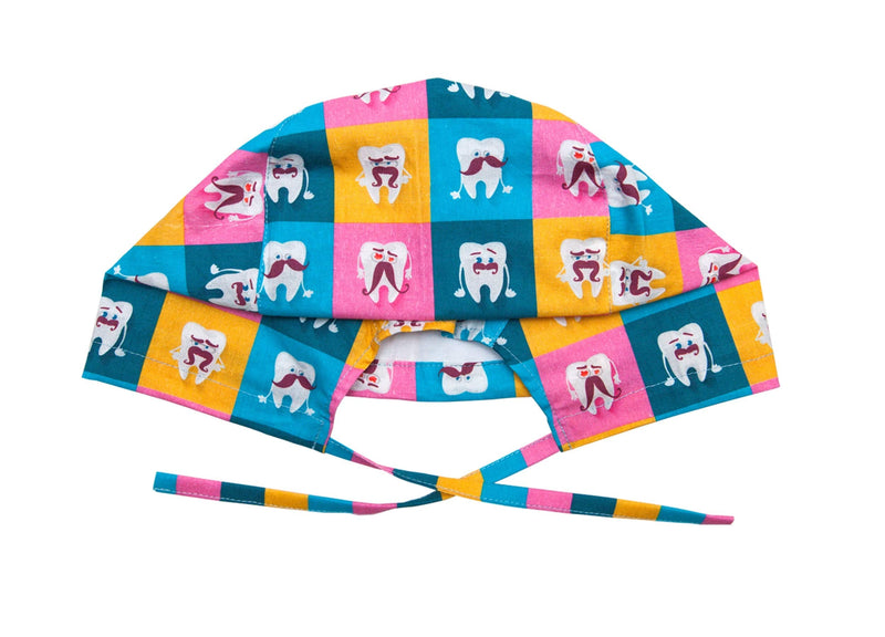DOKTORAM Skull Cap Tooth and Teeth Color Funny Prints Unisex hat - BeesActive Australia
