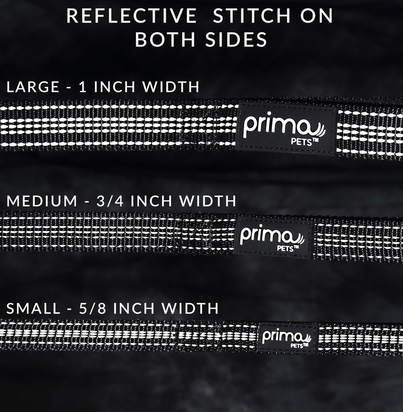 Prima Pets No Tangle Reflective Adjustable Double Dog Coupler - Each Side Adjusts 11" to 20" in Length - Walk 2 Dogs with Ease! MEDIUM - 3/4" Width BLACK - BeesActive Australia