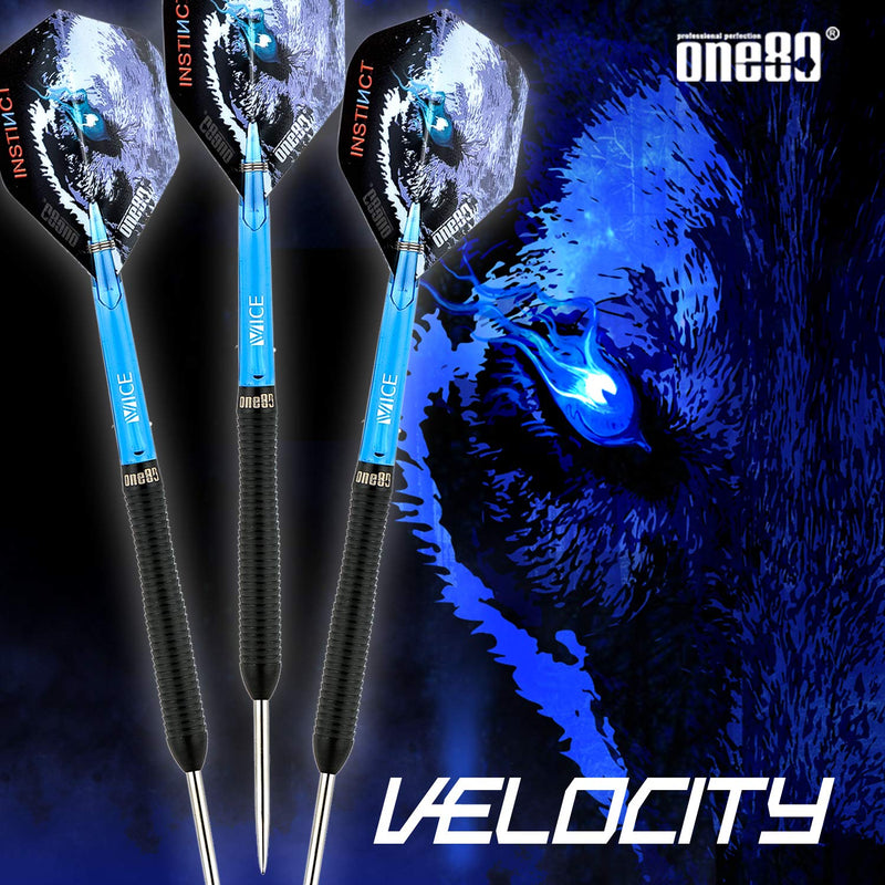 ONE80 90% Tungsten Steel Tip Darts Sets Chameleon, Night Hunter Professional Darts Set Velocity 24g - BeesActive Australia