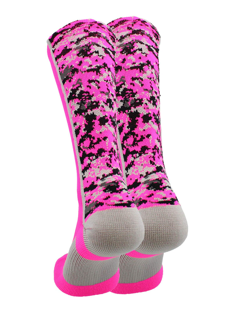 [AUSTRALIA] - TCK Digital Camo Crew Socks Neon Pink Medium 