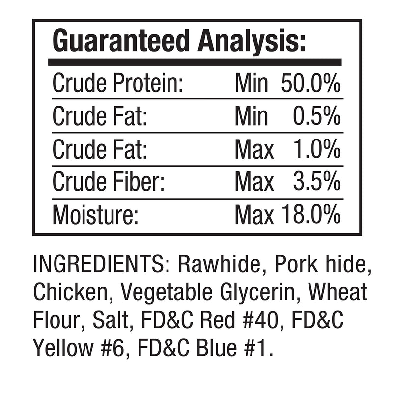 Good ’n’ Fun Triple Flavor Ribs, Rawhide Snack for All Dogs 12 Ounce (Pack of 1) - BeesActive Australia