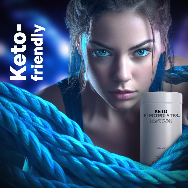 Keto Electrolytes Supplement – Vegan Electrolyte Tablets w Magnesium, Potassium, Calcium & Salt - Electrolyte Powder Salt Pills & Drink Hydration Supplements – Non-GMO, Keto Diet -180 Capsules - BeesActive Australia