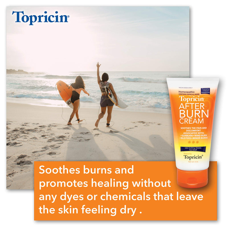 Topricin AfterBurn Cream Fast Acting After Burn Lotion for Sunburn & Other Burns - BeesActive Australia