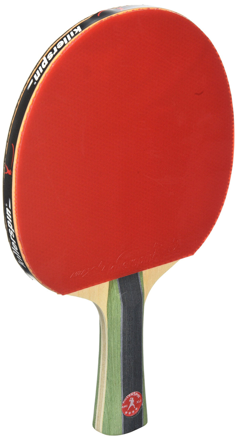 [AUSTRALIA] - Killerspin JET400 Smash N1 Ping Pong Racket – Intermediate Table Tennis Racket| 5 Layer Wood Blade, Nitrx-4Z Rubbers, Flare Handle| Competition Ping Pong Racket| Memory Book Gift Box Storage Case 