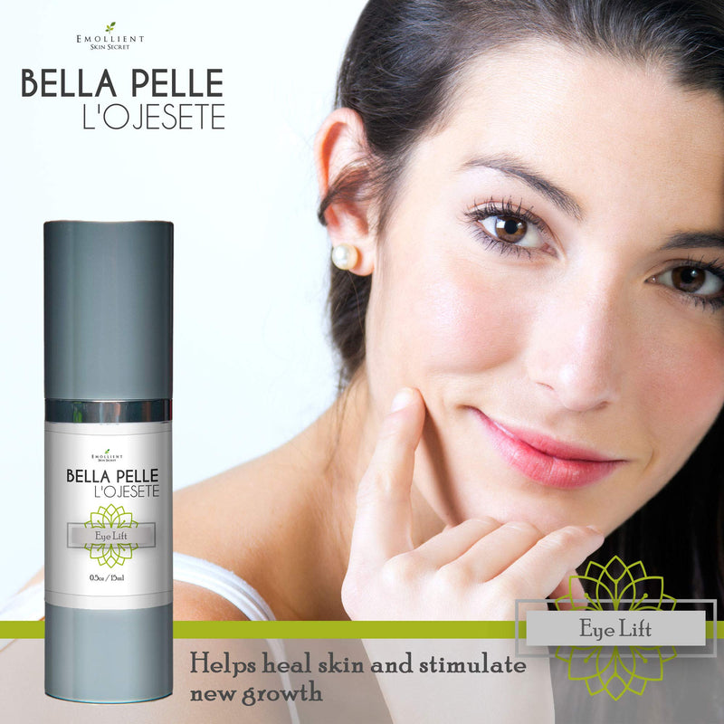 Bella Pelle L'ojesete Eye Lift By Emollient Skin Secret - Over & Under Eye Cream for Eye Bags and Crows Feet - Restore youthful appearing skin and expression - Restore youthful appearing eyes today - BeesActive Australia