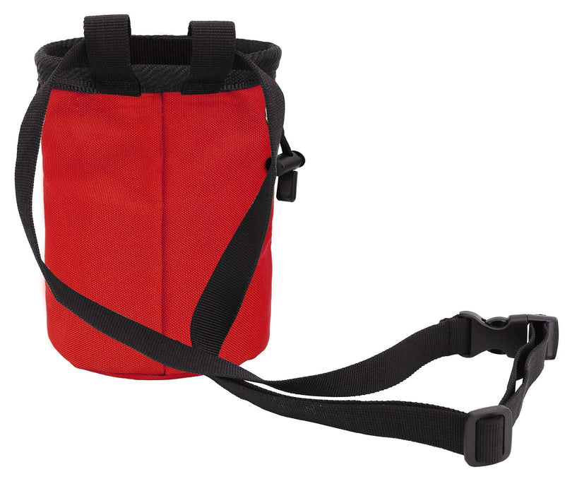 AMC Rock Climbing Panda Design Chalk Bag with Adjustable Belt 7184_Red - BeesActive Australia