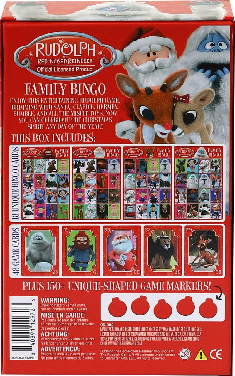 [AUSTRALIA] - Aquarius Rudolph The Red Nosed Reindeer Family Bingo, Multicolor 