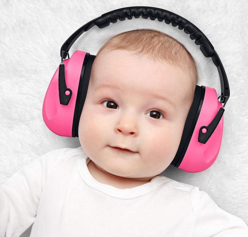 HEARTEK Noise Cancelling Headphones for Kids & Toddlers - Hearing/Ear Protection Pink - BeesActive Australia