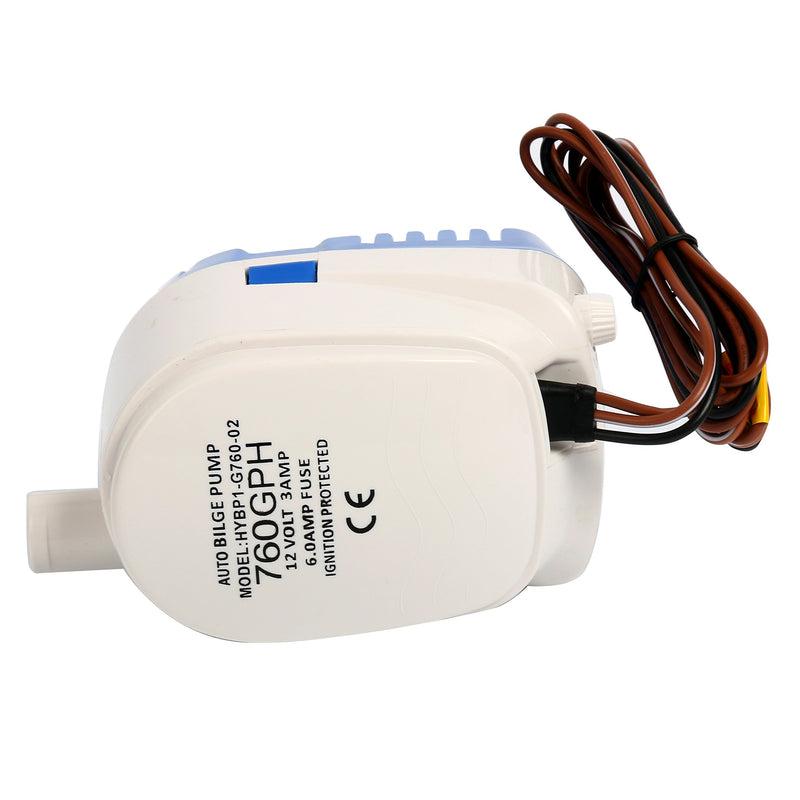 [AUSTRALIA] - Amarine Made Automatic Submersible Boat Bilge Water Pump 12v 760gph Auto with Float Switch-New 