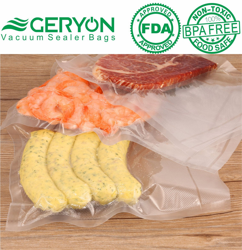 [AUSTRALIA] - GERYON Vacuum Sealer Rolls, Vacuum Sealer Bags for Food Saver Storage, 2 Pack 8" x 16' 