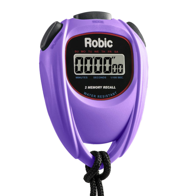 Robic 429-67991 Easy to Use High Presision Stopwatch, Purple - BeesActive Australia