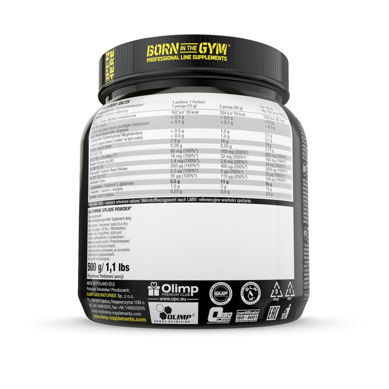 Olimp Sport Nutrition 500g Pineapple Glutamine Xplode Powder - BeesActive Australia