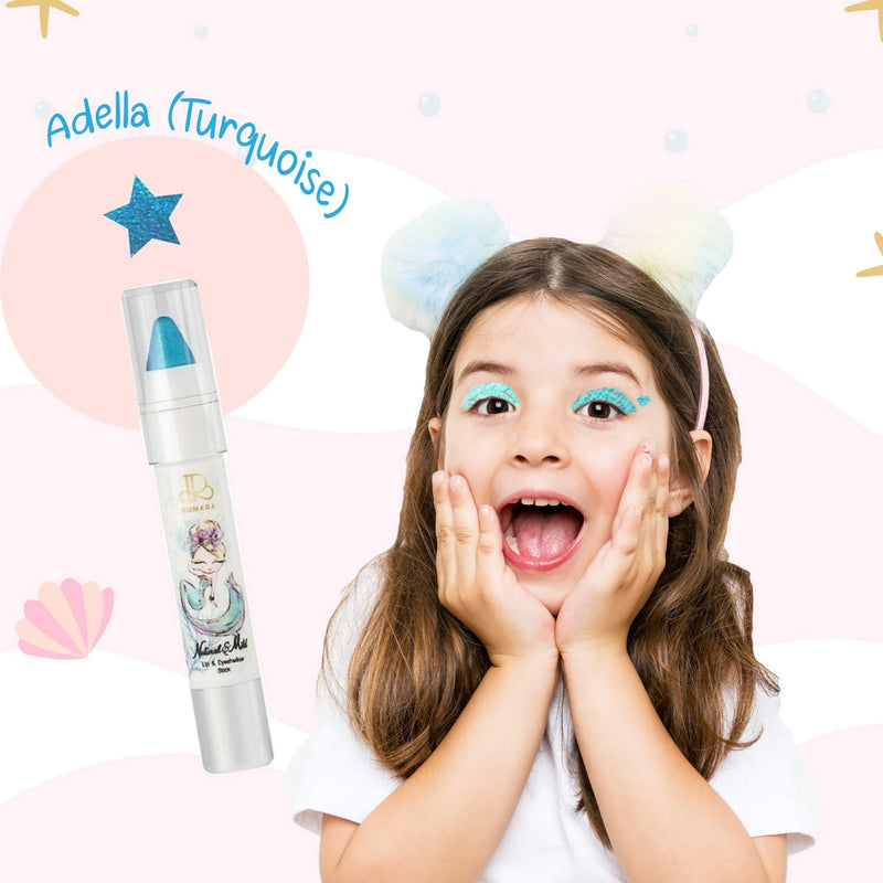 PUNARA Organic & Natural Eyeshadow & Lip Crayon Stick, Safe and Gentle for Kids (Adella) - BeesActive Australia