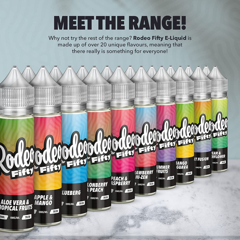 Four Pack - 4 x 50ml Vanilla Vape Liquid Vape Juice E Liquid 70/30 Ecig Juice Cigarette Liquid Sub Ohm Juice Flavoured E Juice E Cigarette E-Liquid Nicotine Free Vape 60ml Bottle (Rodeo E-Liquid) Vanilla Coffee - BeesActive Australia
