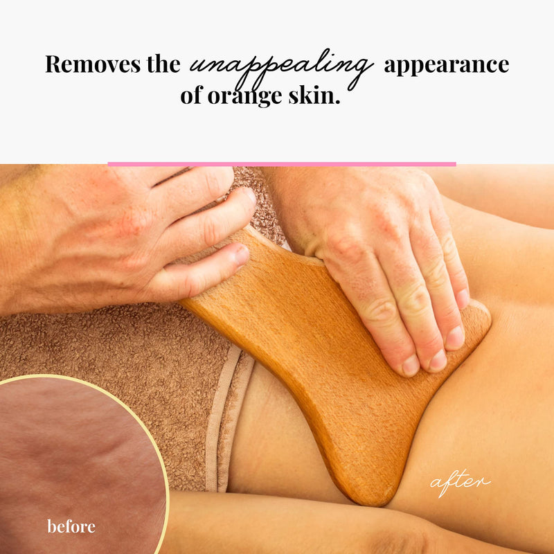 Tuuli Accessories Anti Cellulite Massage Tool Massager Maderotherapy Wooden 33 x 16 cm - BeesActive Australia
