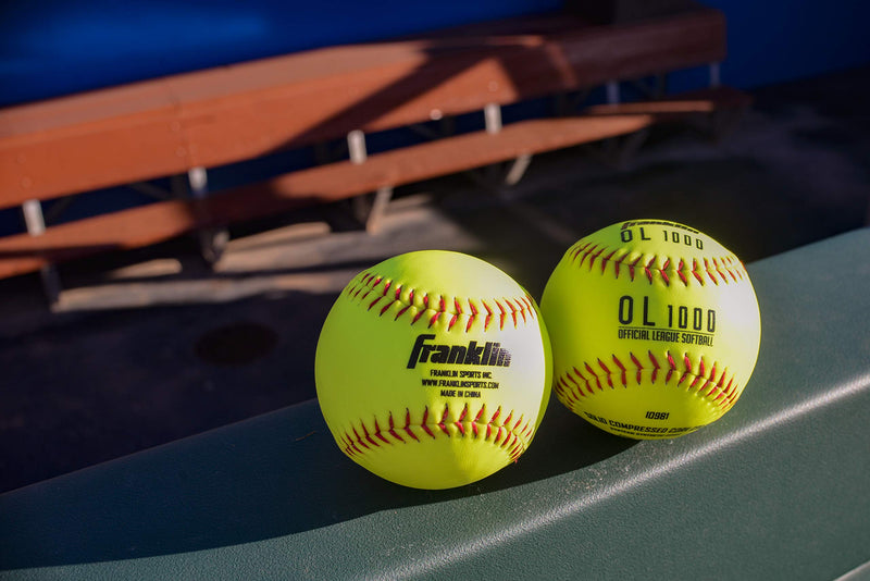 Franklin Sports Practice Softballs - Official Size and Weight Softball - Perfect For Softball Practice - Available in 1 and 4 Pack 1 Pack - BeesActive Australia