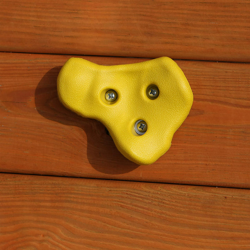 Gorilla Playsets 07-0008-Y Rock Climbing Wall Rocks, Includes Hardware - Yellow - BeesActive Australia