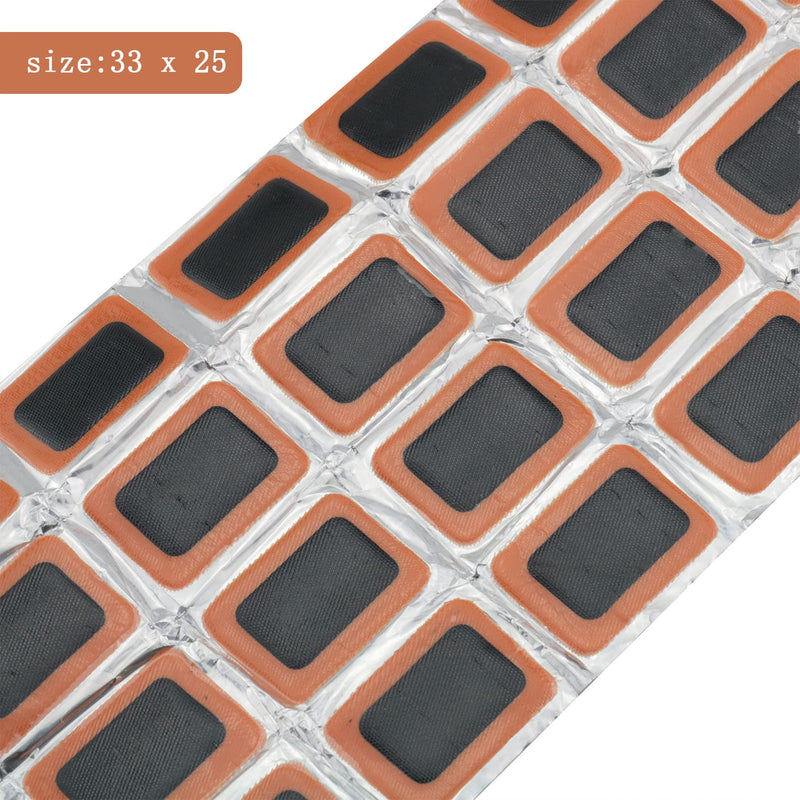 MTQY Bike Tire Patch 96PCS Rubber Square Bicycle Inner Tube Patches MTB Bike Cycling Tire Repair Kit - BeesActive Australia