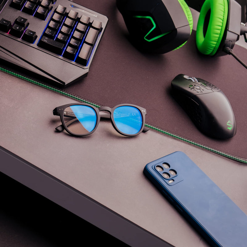 Horus X � Urban Casual Blue Light Blocking Gaming Glasses - Professional Filter Anti-Fatigue for Screens (Video Games, TV, PC) | Clear - BeesActive Australia