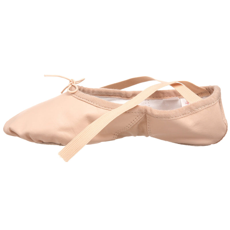 [AUSTRALIA] - SANSHA Silhouette Leather Ballet Slipper 8 M US Women / 4 M US Men Pink 
