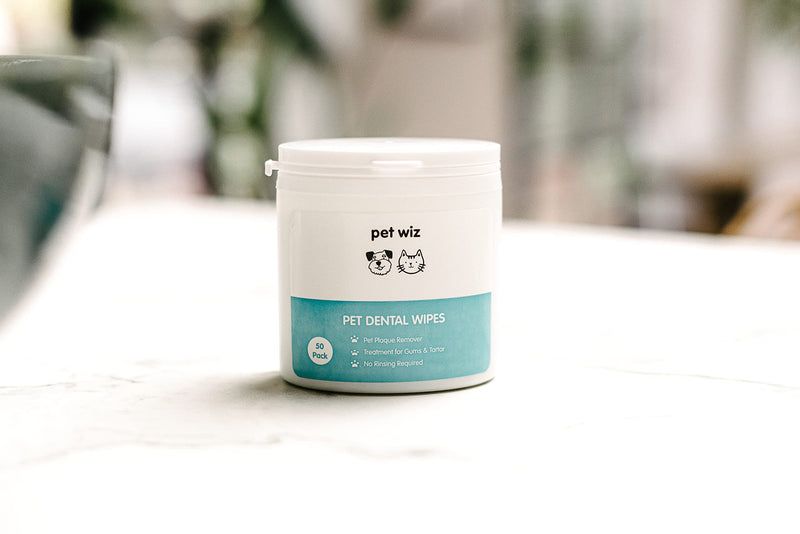 Dental Finger Wipes with Spearmint Oil for Dogs & Cats. Removes Plaque & Tartar, Care for Gums & No Rinsing Required. - BeesActive Australia
