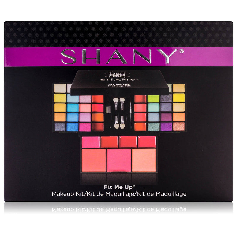 SHANY 'Fix Me Up' Makeup Kit - Eye Shadows, Lip Colors, Blushes, and Applicators - BeesActive Australia