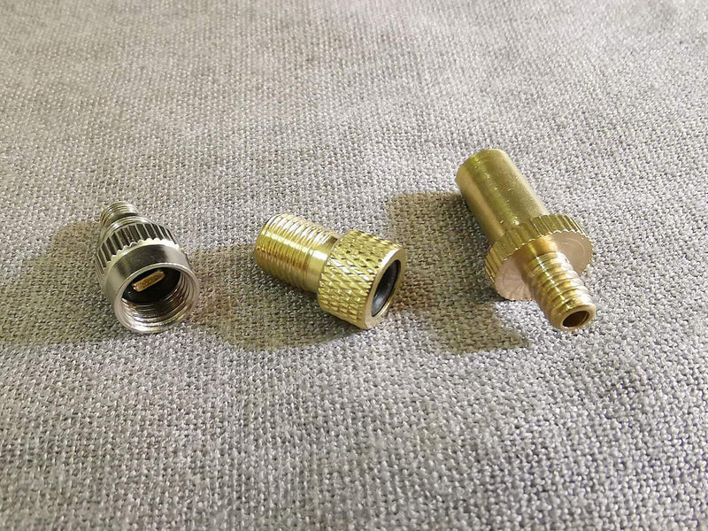 Bike Valve Adapter Set , Presta Valve to Schrader Valve to Presta Valve Converter Bicycle Tube Pump Air Compressor Tools,3 PCS - BeesActive Australia
