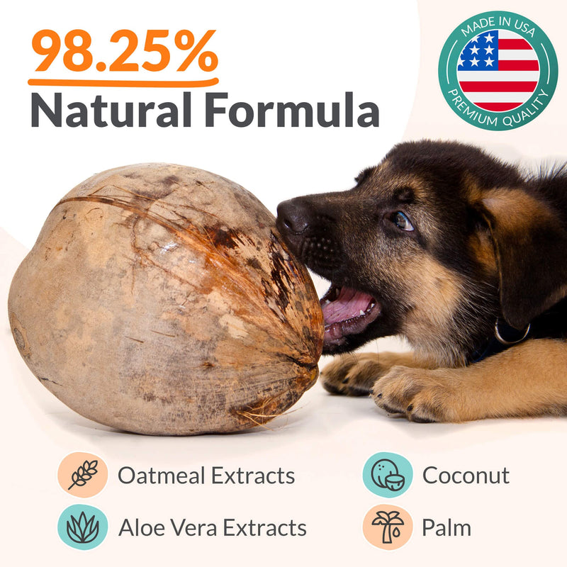 PawSafe Dog Shampoo and Conditioner - 5-in-1 Dog Wash with Moisturizing Aloe and Oatmeal for Dry, Sensitive and Itchy Skin. Helps with Shedding, Dandruff, Allergies and Odor Control - BeesActive Australia