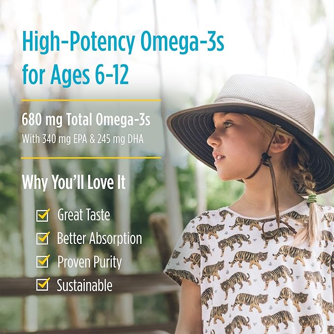 Nordic Naturals Ultimate Omega Junior 90 Soft Gel - BeesActive Australia