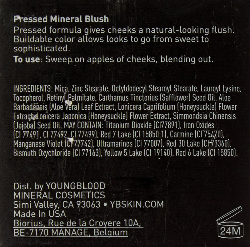Youngblood Pressed Mineral Blush, Temptress, 0.1 Ounce - BeesActive Australia
