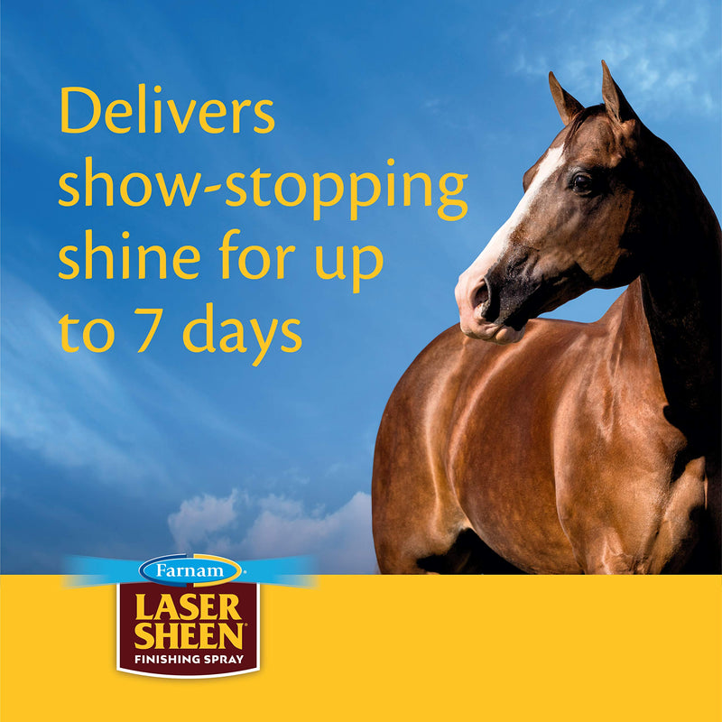 Farnam Laser Sheen Horse Shampoo and Detangler for Dazzling Shine 12 oz concentrate - BeesActive Australia