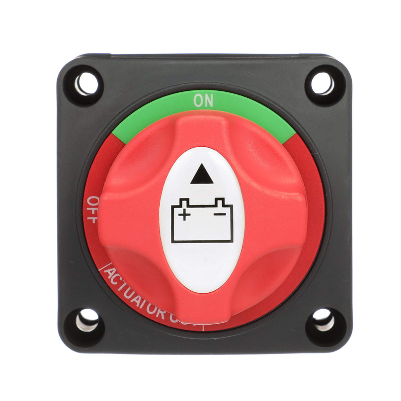 [AUSTRALIA] - Attwood 14233-7 Battery Switch — On/Off Power Switch for Single Battery, Removable Control Knob, 12- to 50-Volt DC 