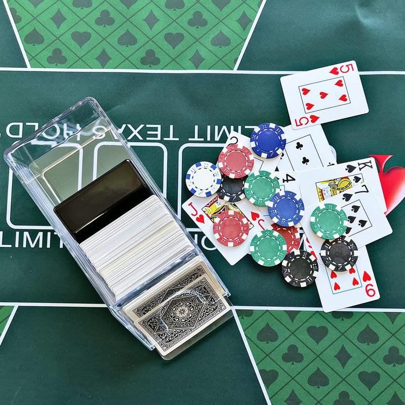 SEETOOOGAMES 4 Deck Clear Blackjack Dealing Shoe - BeesActive Australia