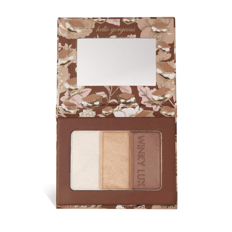 Winky Lux S'mores Face Palette | Highlighter and Eyeshadow Palette | Matte & Shimmer Shades - BeesActive Australia