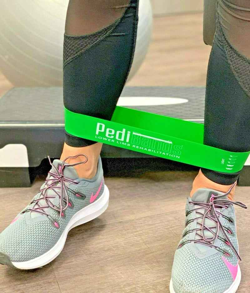 PediBands® - Resistance Therapy Band / Exercise Band for Strength & Conditioning / Lower Limb Rehabilitation Black - X Heavy / 25 - 30lbs - BeesActive Australia