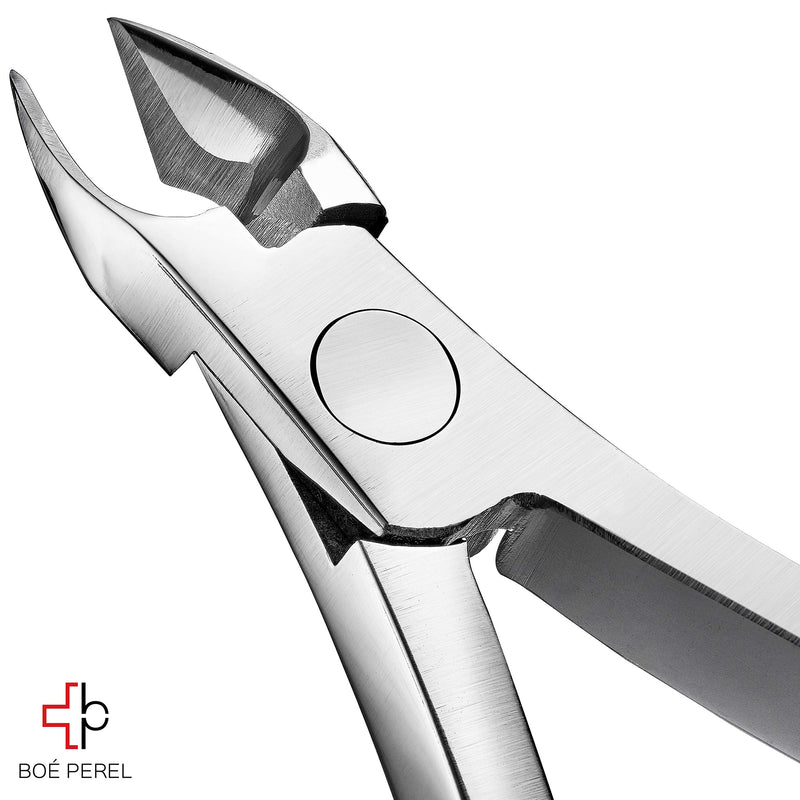 Boé Perel Cuticle Trimmer - Sharp Scissor Nail Clipper Cutter Remover Pedicure - Professional Swiss Precision Manicure Tool for Fingernails and Toenails - BeesActive Australia