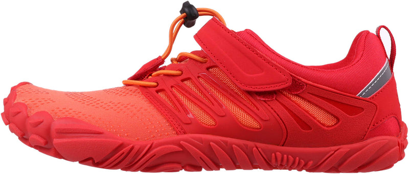 Joomra Women's Minimalist Trail Running Barefoot Shoes | Wide Toe Box | Zero Drop 7.5-8 Orange - BeesActive Australia