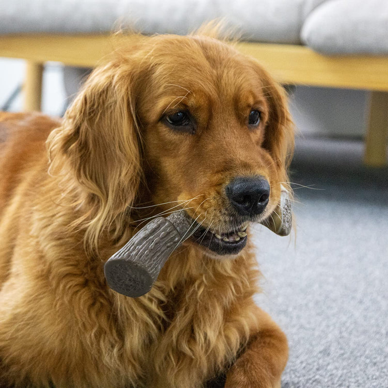Tikaton Hornbone Dog Chew Toys for Aggressive Chewers,Antler Shape Dog Toys Durable Nylon Material,Dog Teething Toys for Large Medium Small Dogs - BeesActive Australia