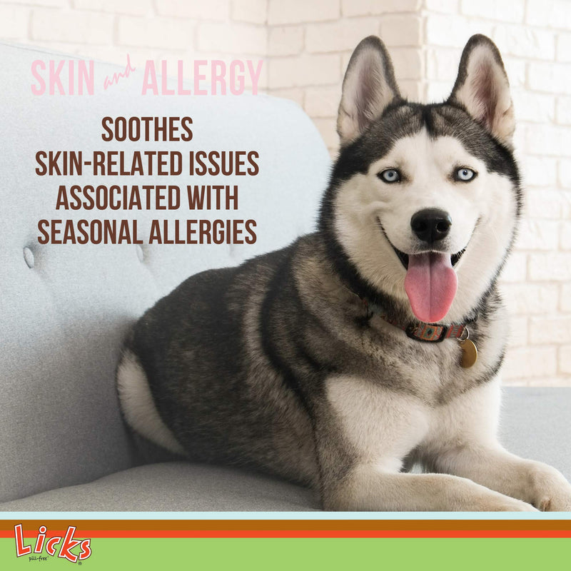 Licks - Skin & Allergy for Dogs - LiquiPaks - 10 Use - BeesActive Australia