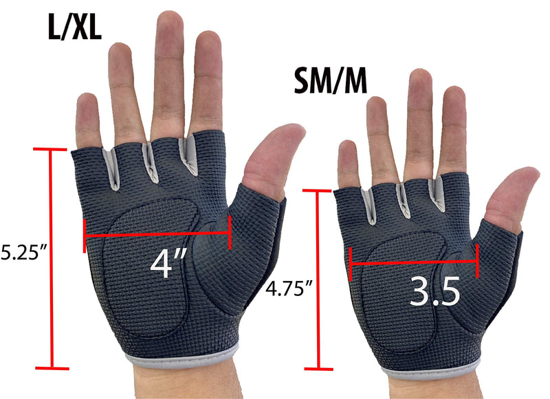 Stayfit Fitness Workout Gloves for Women and Men. Training Gloves with Wrist Support for Fitness and Exercise, Weight Lifting, Gym, and Training. Black/Grey Large/X-Large - BeesActive Australia