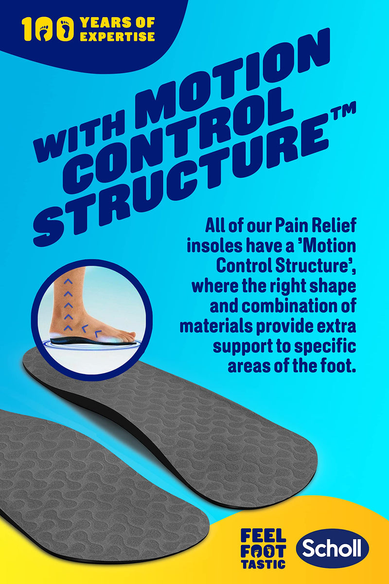 Scholl Orthotic Insole Lower Back Pain Relief, Small, UK Size 4.5-6.5 1 Count (Pack of 1) - BeesActive Australia