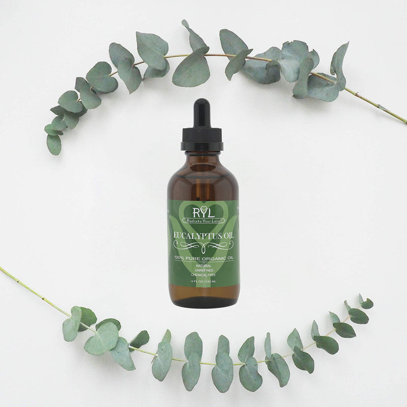 Radiate Your Love Eucalyptus Essential Oil, Large 4 Fluid Ounce, 100% Pure Organic Therapeutic Grade - BeesActive Australia