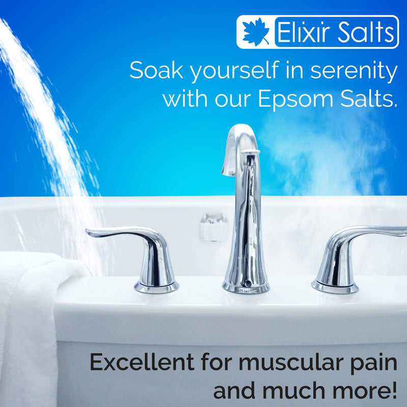 Elixir Gardens ORGANIC EPSOM BATH SALTS | 5KG BUCKET/PAIL/TUB | Magnesium Sulphate - BeesActive Australia